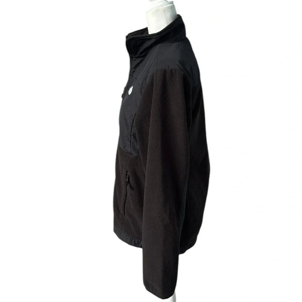 The North Face Girl's Polartec Black Zipper Front Fleece Jacket Size XL